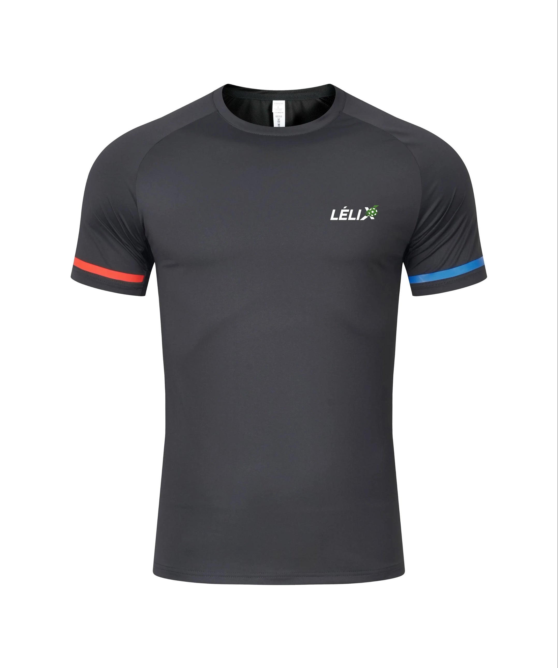 T-Shirt noir lignés